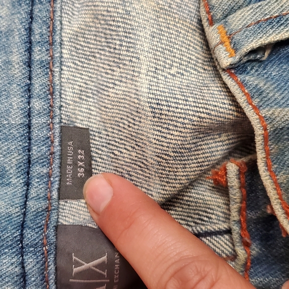 Vintage Men's Armani Exchange Denim Lot of 3 Size 36 - Picture 9 of 14